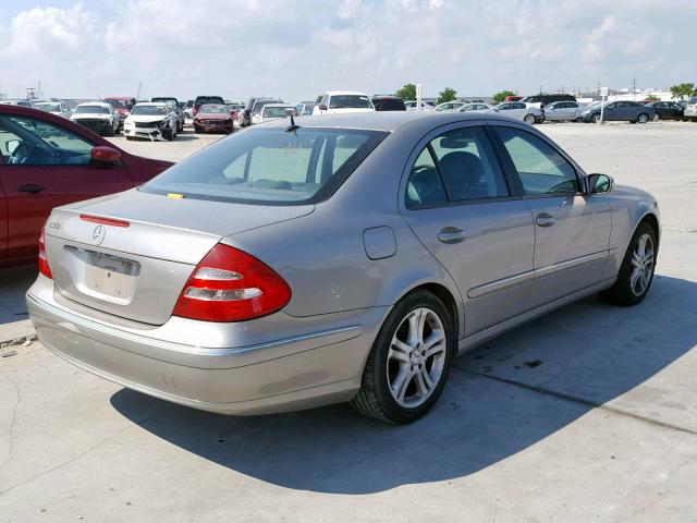 WDBUF56J26A831207 - 2006 MERCEDES-BENZ E 350 GRAY photo 4