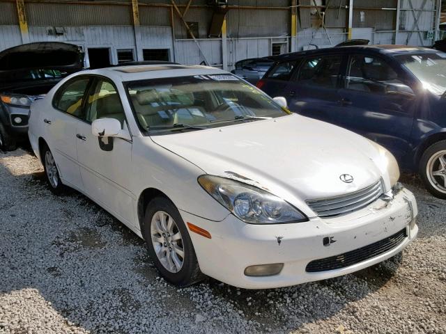 JTHBA30G145004876 - 2004 LEXUS ES 330 WHITE photo 1