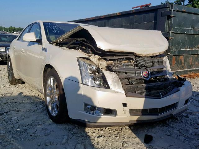 1G6DV57V380209989 - 2008 CADILLAC CTS HI FEA WHITE photo 1