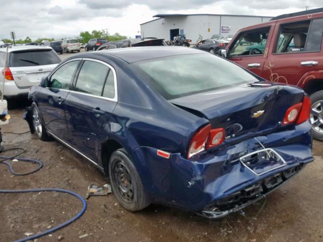 1G1ZH57B39F142785 - 2009 CHEVROLET MALIBU 1LT BLUE photo 3