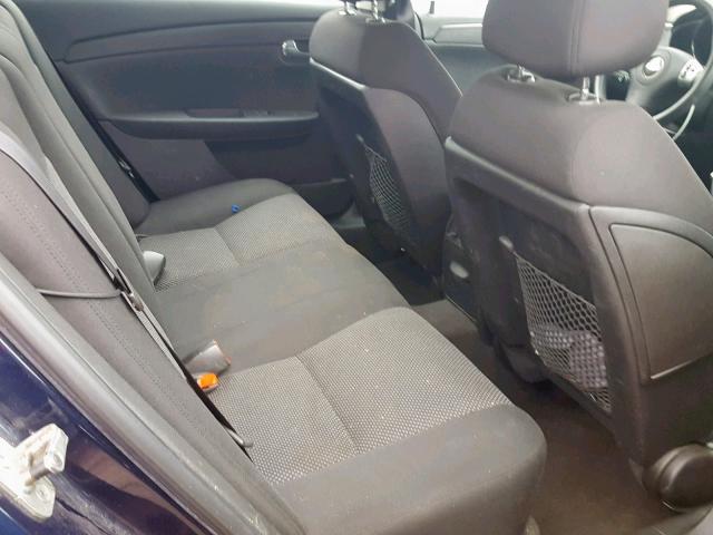 1G1ZH57B39F142785 - 2009 CHEVROLET MALIBU 1LT BLUE photo 6