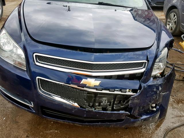 1G1ZH57B39F142785 - 2009 CHEVROLET MALIBU 1LT BLUE photo 9