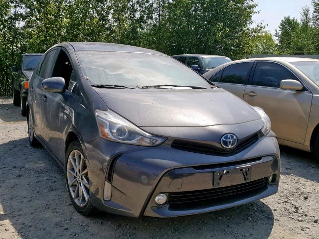 JTDZN3EUXFJ030261 - 2015 TOYOTA PRIUS V GRAY photo 1