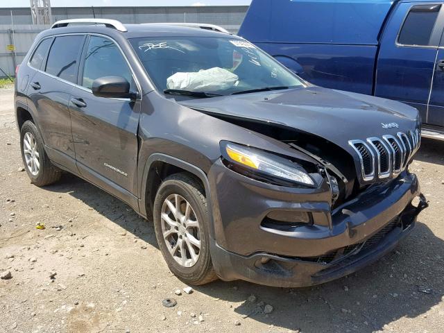 1C4PJMCB6HW649326 - 2017 JEEP CHEROKEE L GRAY photo 1