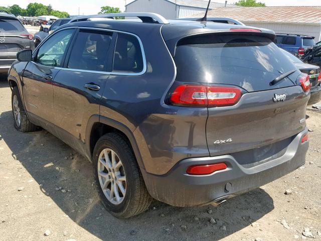 1C4PJMCB6HW649326 - 2017 JEEP CHEROKEE L GRAY photo 3