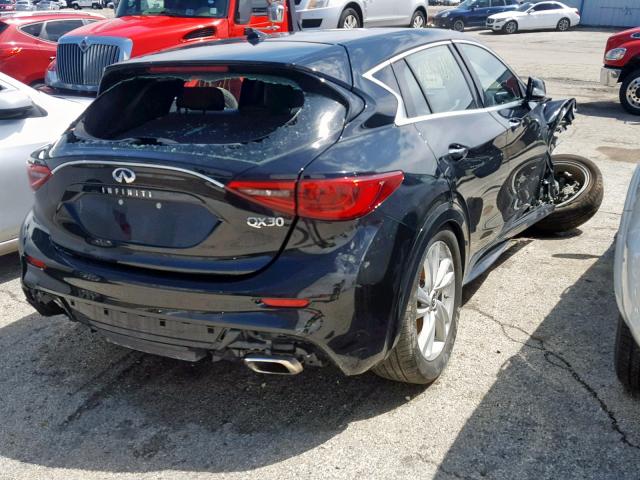 SJKCH5CP3JA060214 - 2018 INFINITI QX30 BASE BLACK photo 4