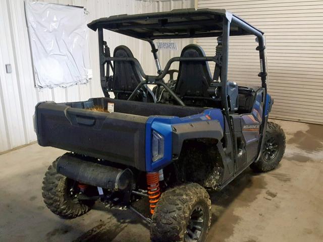 5Y4AN27Y4KA103228 - 2019 YAMAHA YXE850 BLUE photo 4