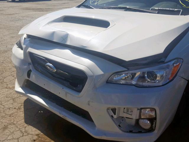 JF1VA1E62G9834501 - 2016 SUBARU WRX PREMIU WHITE photo 9