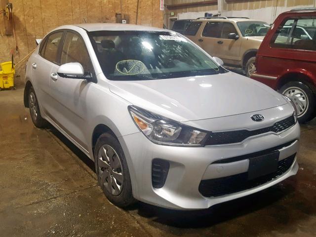 3KPA24ABXKE201243 - 2019 KIA RIO S SILVER photo 1