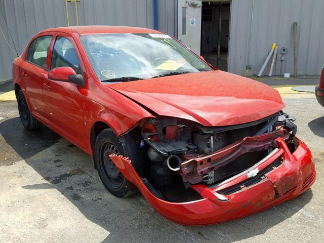 1G1AT58H297245849 - 2009 CHEVROLET COBALT LT RED photo 1