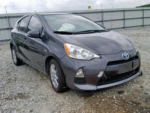 JTDKDTB38D1545580 - 2013 TOYOTA PRIUS C CHARCOAL photo 1