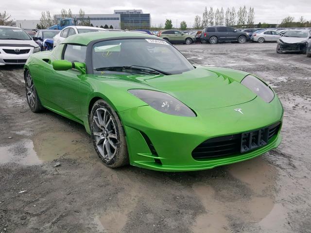 5YJRE6A19B1001281 - 2011 TESLA ROADSTER GREEN photo 1