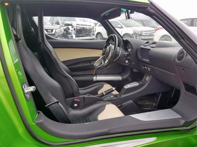 5YJRE6A19B1001281 - 2011 TESLA ROADSTER GREEN photo 5