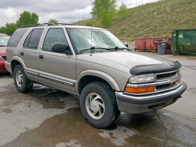 1GNDT13W0Y2150549 - 2000 CHEVROLET BLAZER BEIGE photo 1