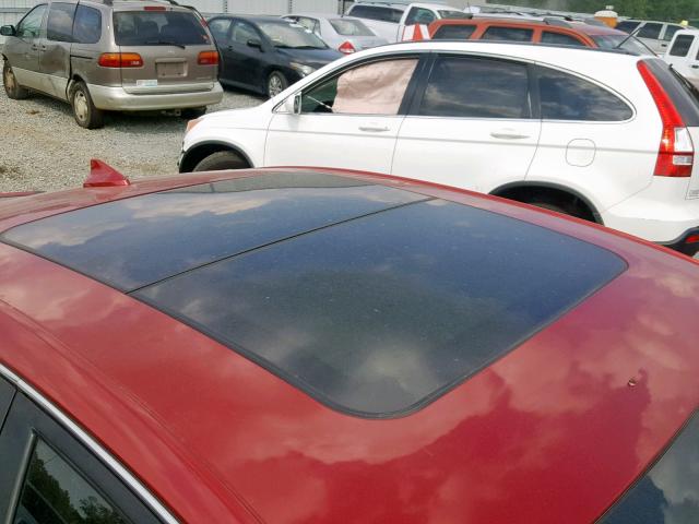 1G6DP5EV0A0102336 - 2010 CADILLAC CTS PREMIU RED photo 9