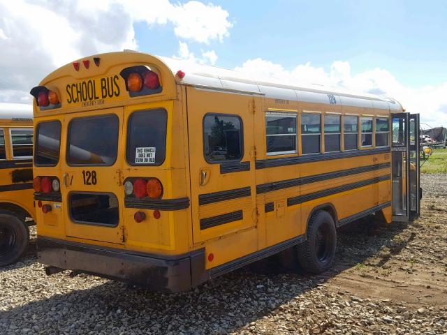 1BAKBCKH15F226215 - 2005 BLUE BIRD SCHOOL BUS YELLOW photo 4