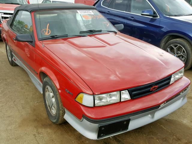 1G1JF31W1J7224113 - 1988 CHEVROLET CAVALIER Z RED photo 1