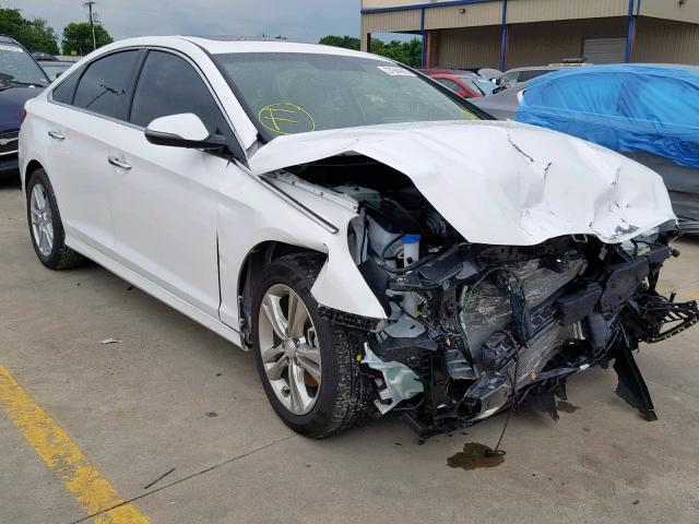 5NPE34AF6JH642525 - 2018 HYUNDAI SONATA SPO WHITE photo 1