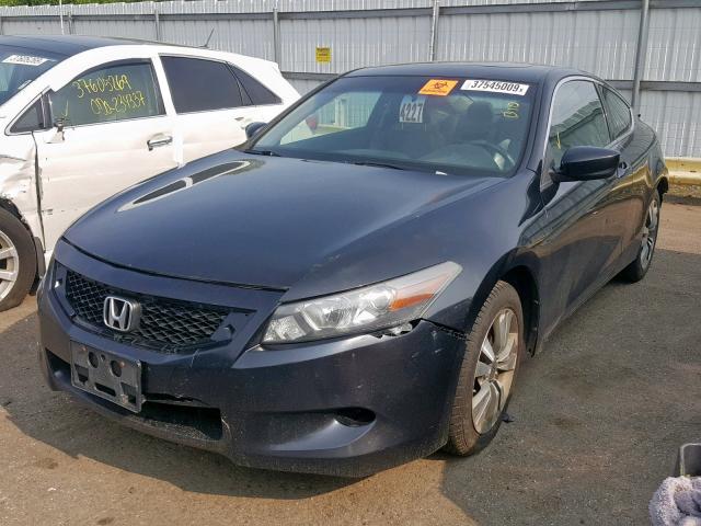 1HGCS12808A015010 - 2008 HONDA ACCORD EXL BLACK photo 2