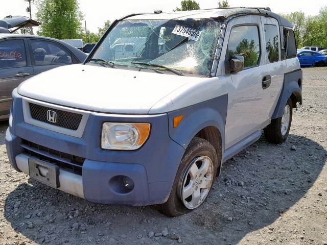 5J6YH28695L030985 - 2005 HONDA ELEMENT EX GRAY photo 2