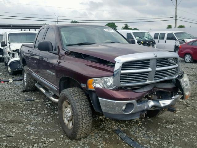 3D7KU28D84G106347 - 2004 DODGE RAM 2500 S BURGUNDY photo 1