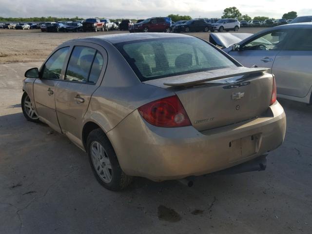 1G1AL55F767816914 - 2006 CHEVROLET COBALT LT GOLD photo 3