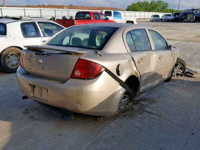 1G1AL55F767816914 - 2006 CHEVROLET COBALT LT GOLD photo 4