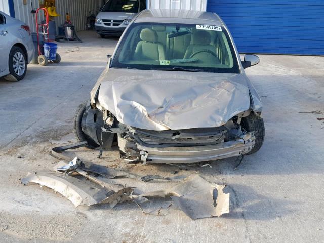 1G1AL55F767816914 - 2006 CHEVROLET COBALT LT GOLD photo 9