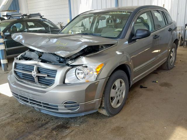 1B3HB28B78D678426 - 2008 DODGE CALIBER TAN photo 2