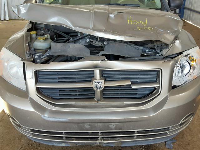 1B3HB28B78D678426 - 2008 DODGE CALIBER TAN photo 9