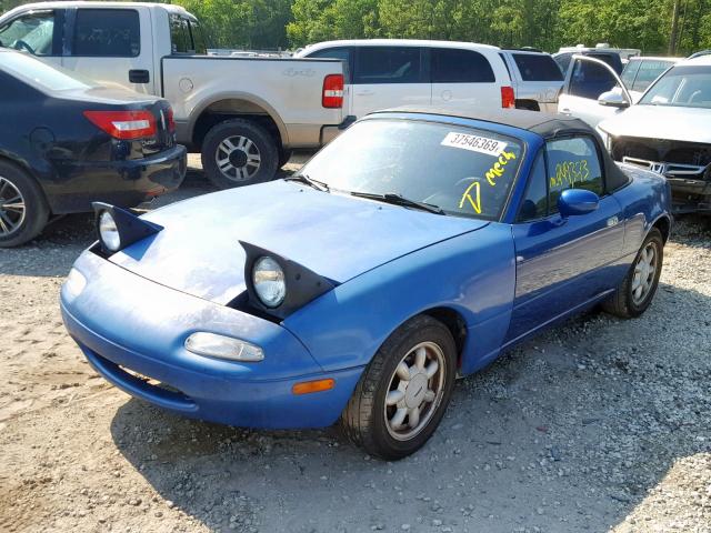 JM1NA3519L0134189 - 1990 MAZDA MX-5 MIATA BLUE photo 2