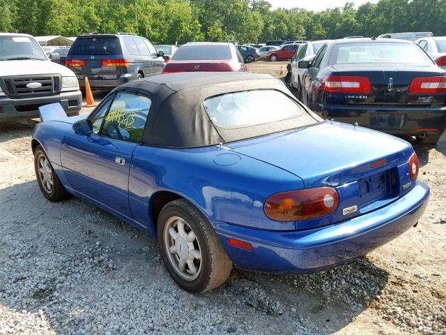 JM1NA3519L0134189 - 1990 MAZDA MX-5 MIATA BLUE photo 3