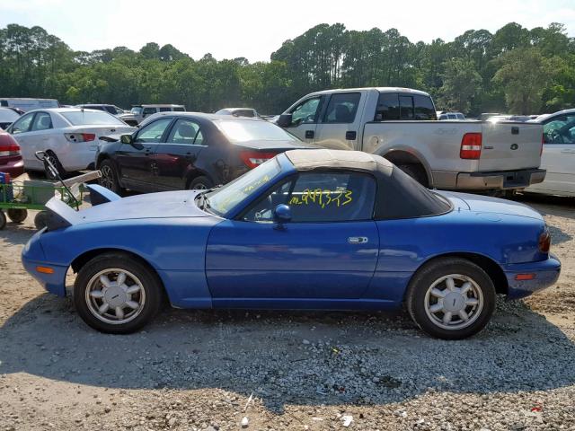 JM1NA3519L0134189 - 1990 MAZDA MX-5 MIATA BLUE photo 9