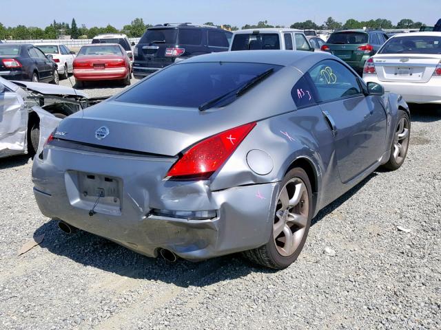 JN1AZ34E96M350412 - 2006 NISSAN 350Z COUPE GRAY photo 4