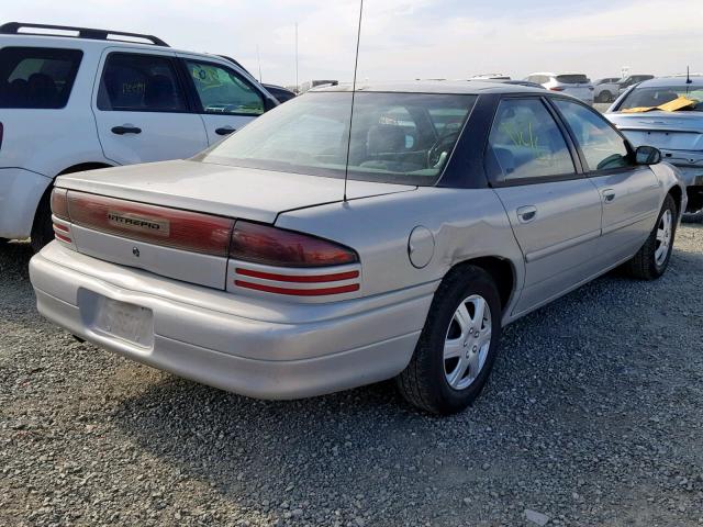 1B3HD46T3SF662480 - 1995 DODGE INTREPID SILVER photo 4