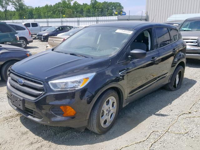 1FMCU0F76HUA29623 - 2017 FORD ESCAPE S BLACK photo 2