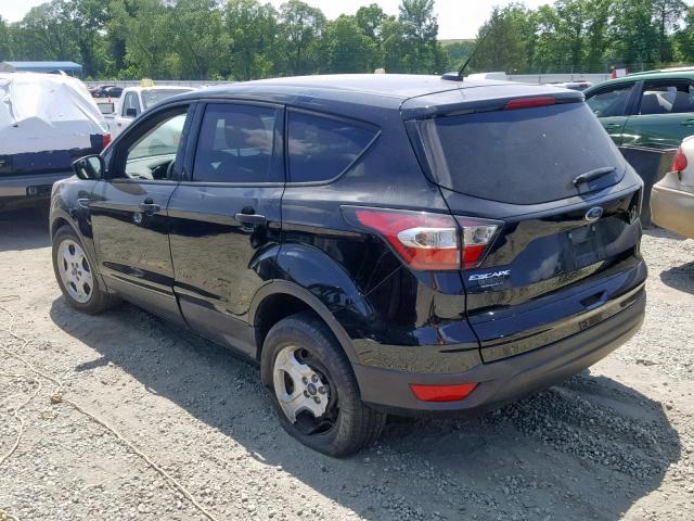 1FMCU0F76HUA29623 - 2017 FORD ESCAPE S BLACK photo 3