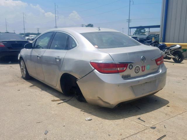 1G4PR5SK7D4221413 - 2013 BUICK VERANO CON GRAY photo 3