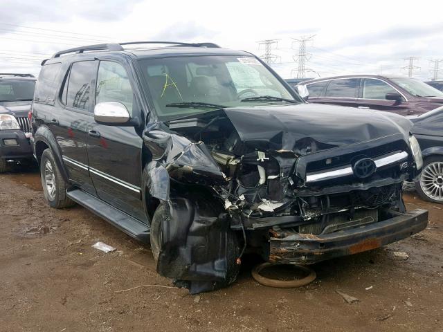 5TDBT48A37S290018 - 2007 TOYOTA SEQUOIA LI BLACK photo 1