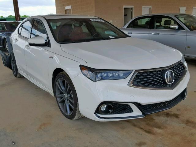 19UUB2F68JA013319 - 2018 ACURA TLX TECH+A WHITE photo 1