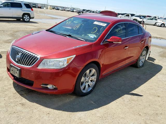 1G4GF5E32DF306774 - 2013 BUICK LACROSSE P BURGUNDY photo 2