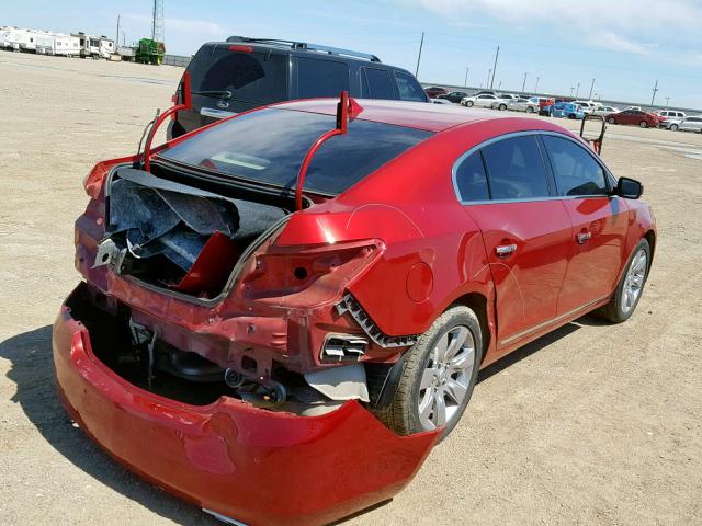 1G4GF5E32DF306774 - 2013 BUICK LACROSSE P BURGUNDY photo 4