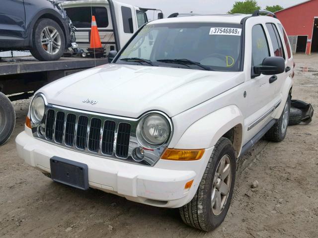 1J4GL58K76W262865 - 2006 JEEP LIBERTY LI WHITE photo 2