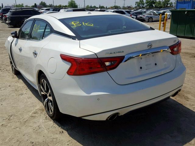 1N4AA6AP4JC388243 - 2018 NISSAN MAXIMA 3.5 WHITE photo 3