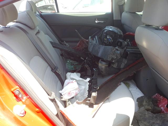 KNAFX4A88E5113820 - 2014 KIA FORTE EX RED photo 6