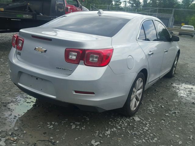 1G11H5SA0DF272026 - 2013 CHEVROLET MALIBU LTZ ვერცხლისფერი ფოტო 4