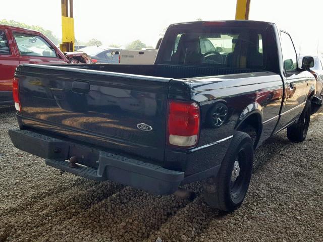 1FTYR10D25PA40676 - 2005 FORD RANGER BLACK photo 4