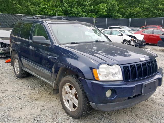 1J4GR48KX5C555877 - 2005 JEEP GRAND CHER BLUE photo 1