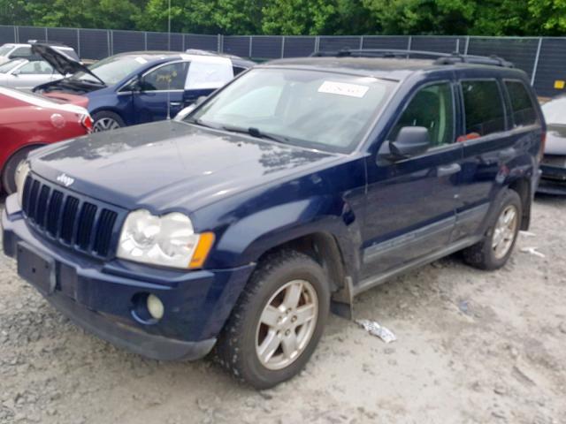 1J4GR48KX5C555877 - 2005 JEEP GRAND CHER BLUE photo 2