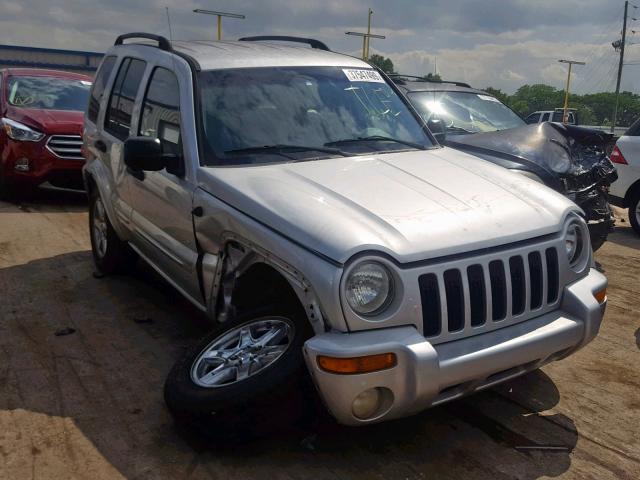 1J8GK58KX4W114630 - 2004 JEEP LIBERTY LI SILVER photo 1